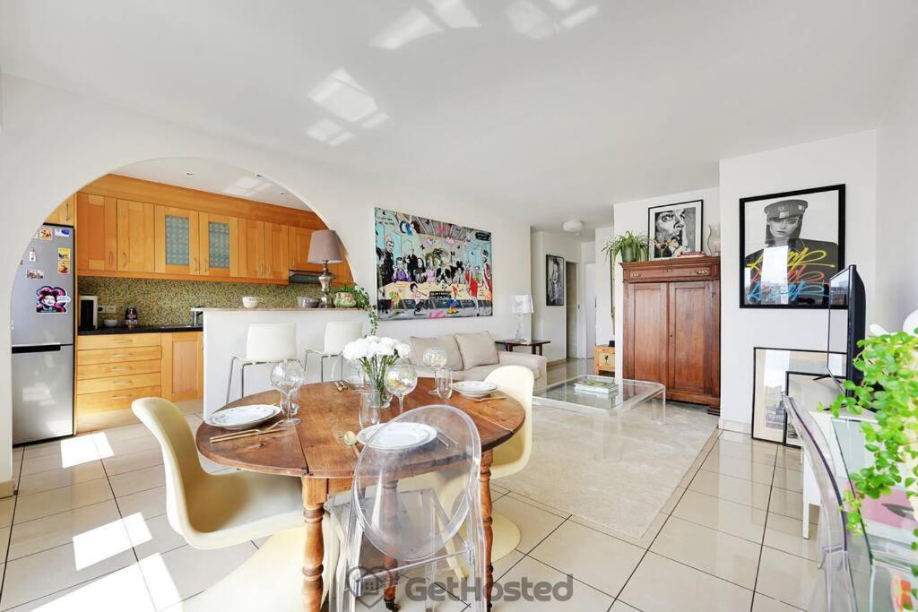 Eiffel Tower View - Charming Artist Flat - Gethosted